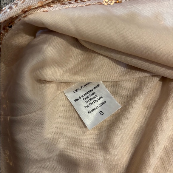 Lucy in the Sky Gold Sequin Bodycon Mini Dress - Picture 2 of 4